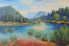 Lispachsee in den Vogesen, verk.