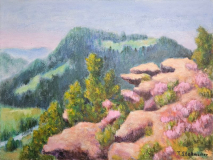 Eugenienstein bei Nideggen Acryl auf Leinwand 60x40 cm