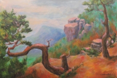 Sonnige Felsen bei Nideggen