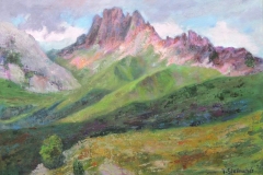 Licht und Schatten in den Dolomiten zwischen Langkofel und Seiser Alm