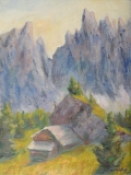 Schattenwände des Latemar